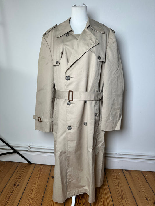Vintage Dior Canvas Trenchcoat L Beige