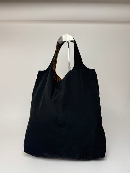 Vintage Bottega Veneta Reversible Shopper bag black brown Leo