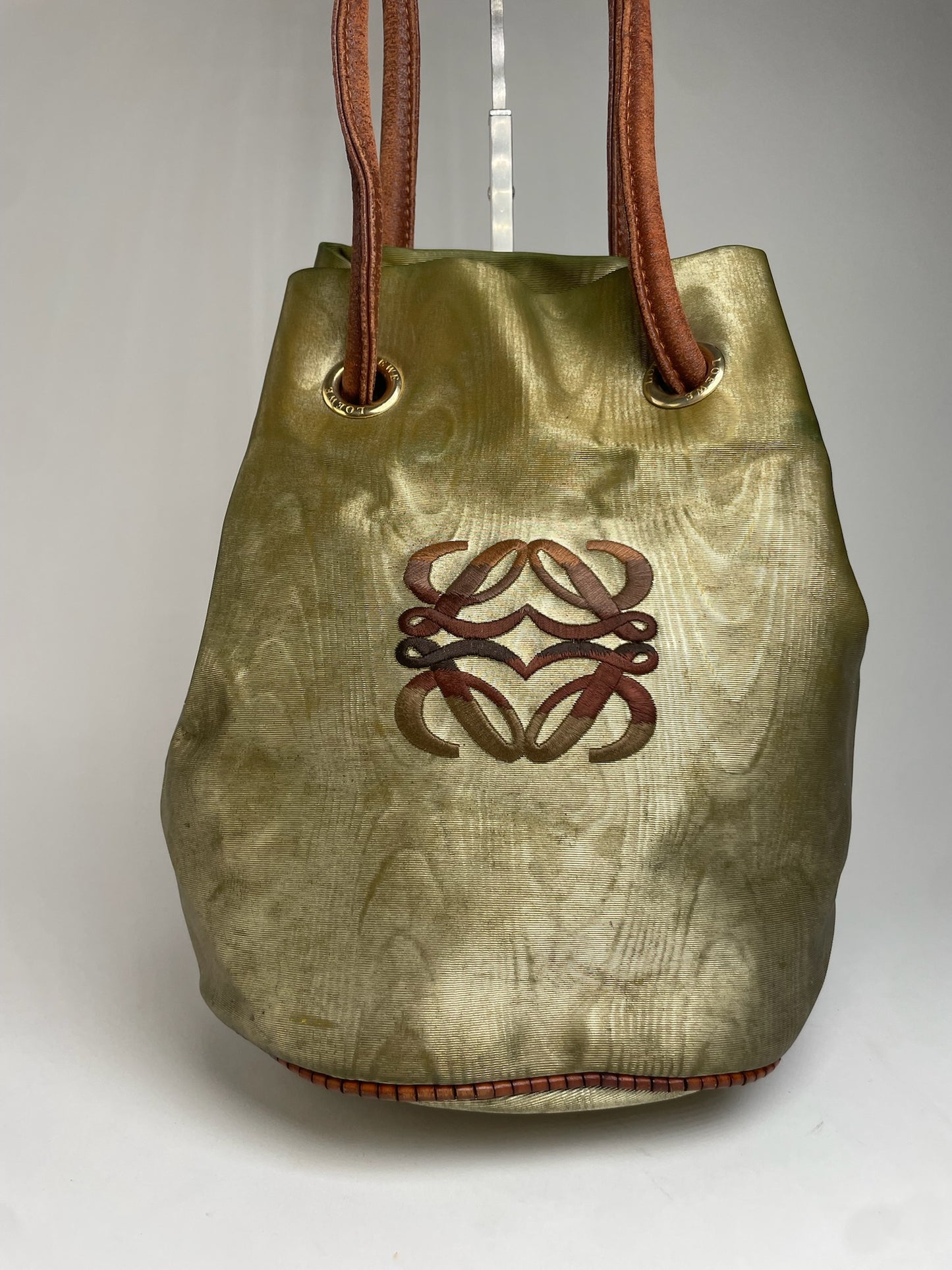 Vintage Loewe Madrid Leather Bag Abstract