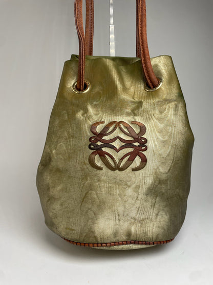 Vintage Loewe Madrid Leather Bag Abstract