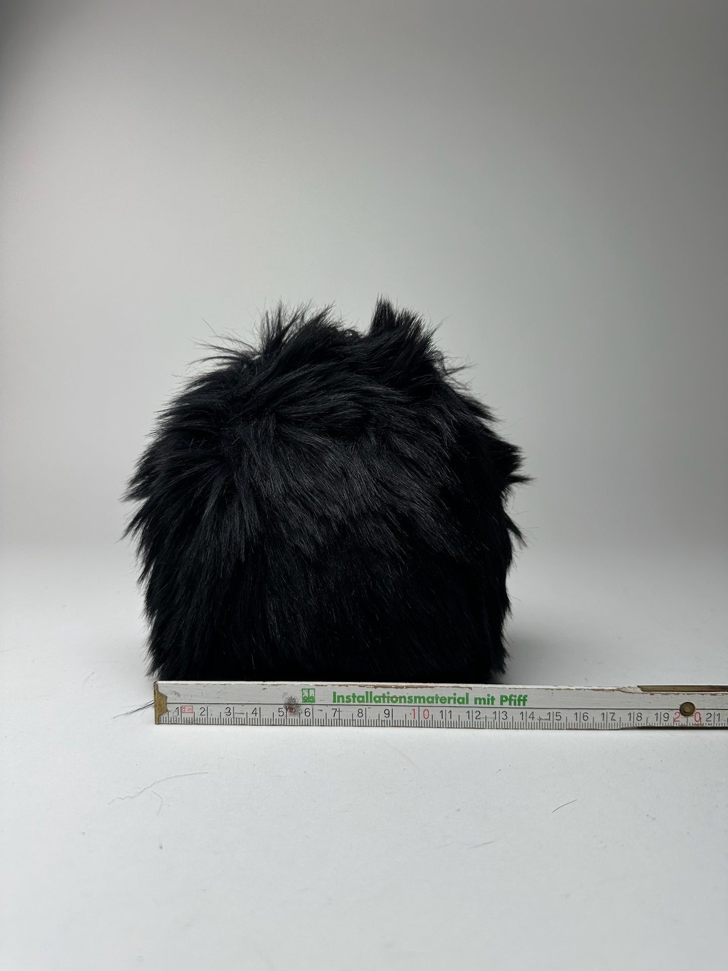 Mini sac en fourrure vintage Yohji Yamamoto noir