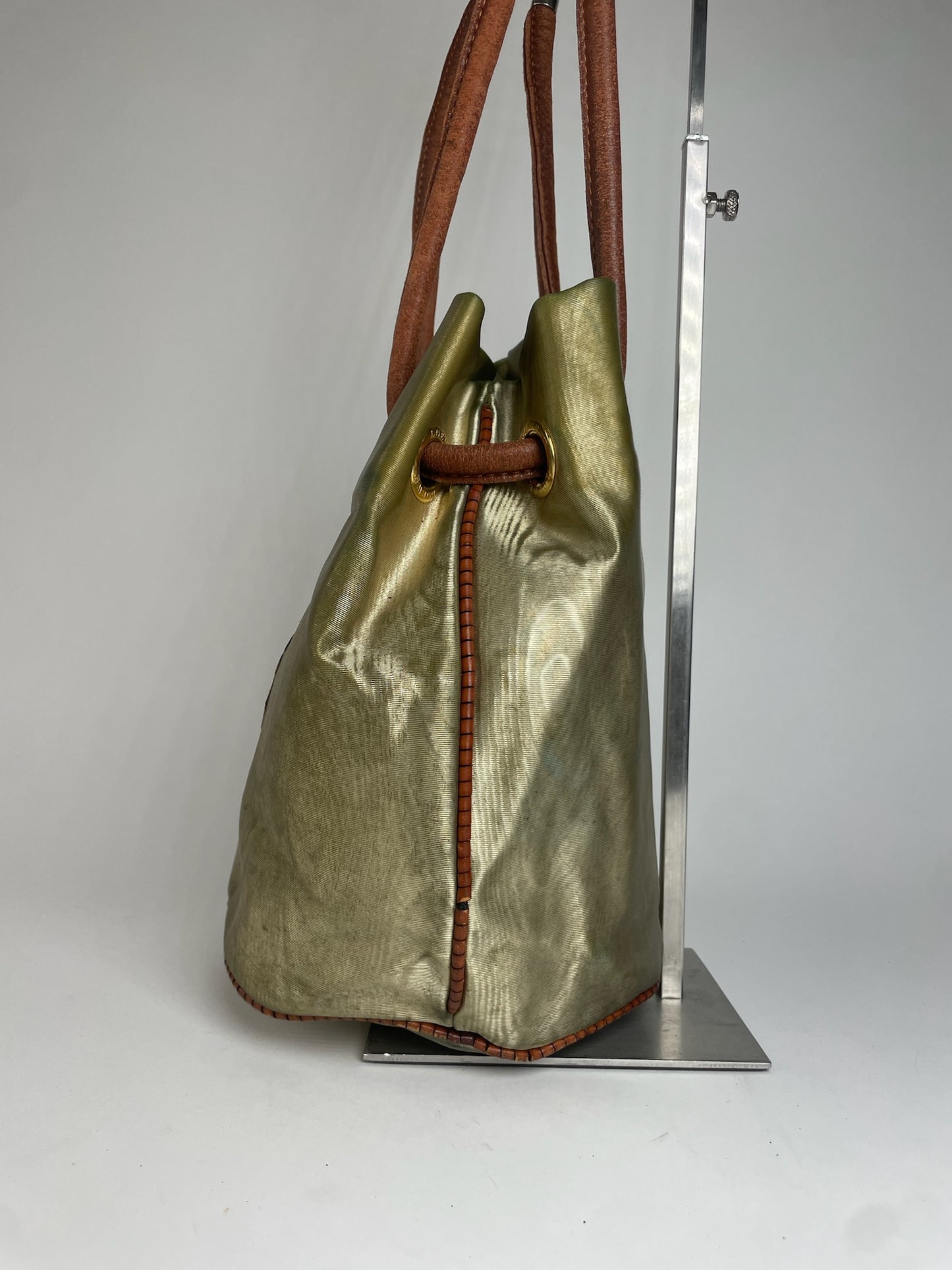 Vintage Loewe Madrid Leather Bag Abstract