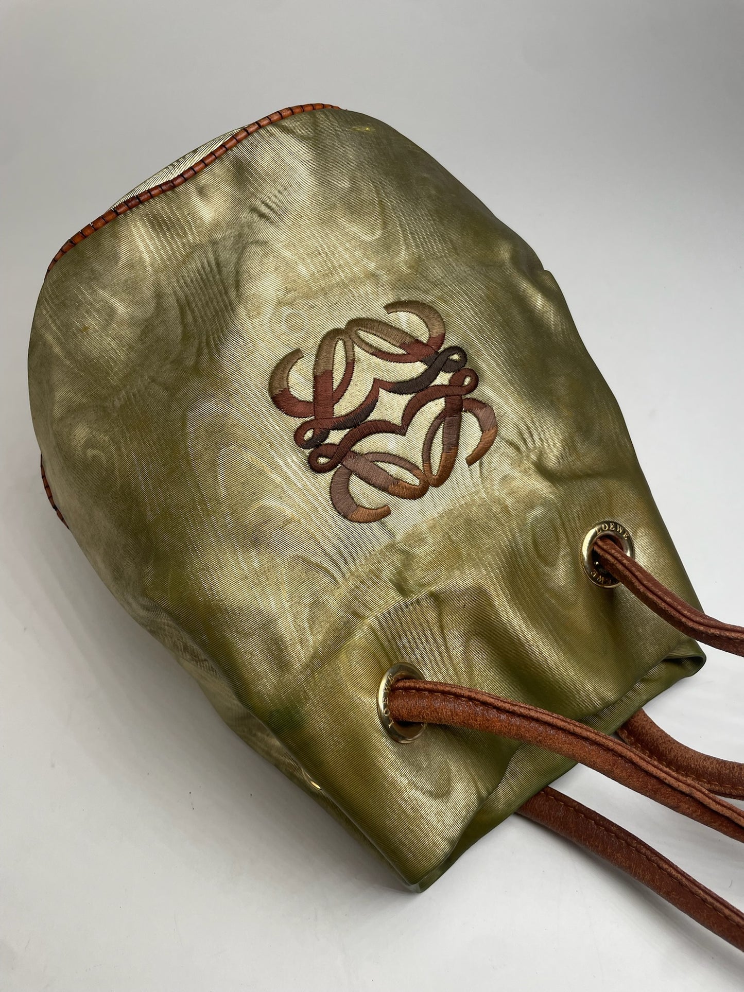 Vintage Loewe Madrid Leather Bag Abstract