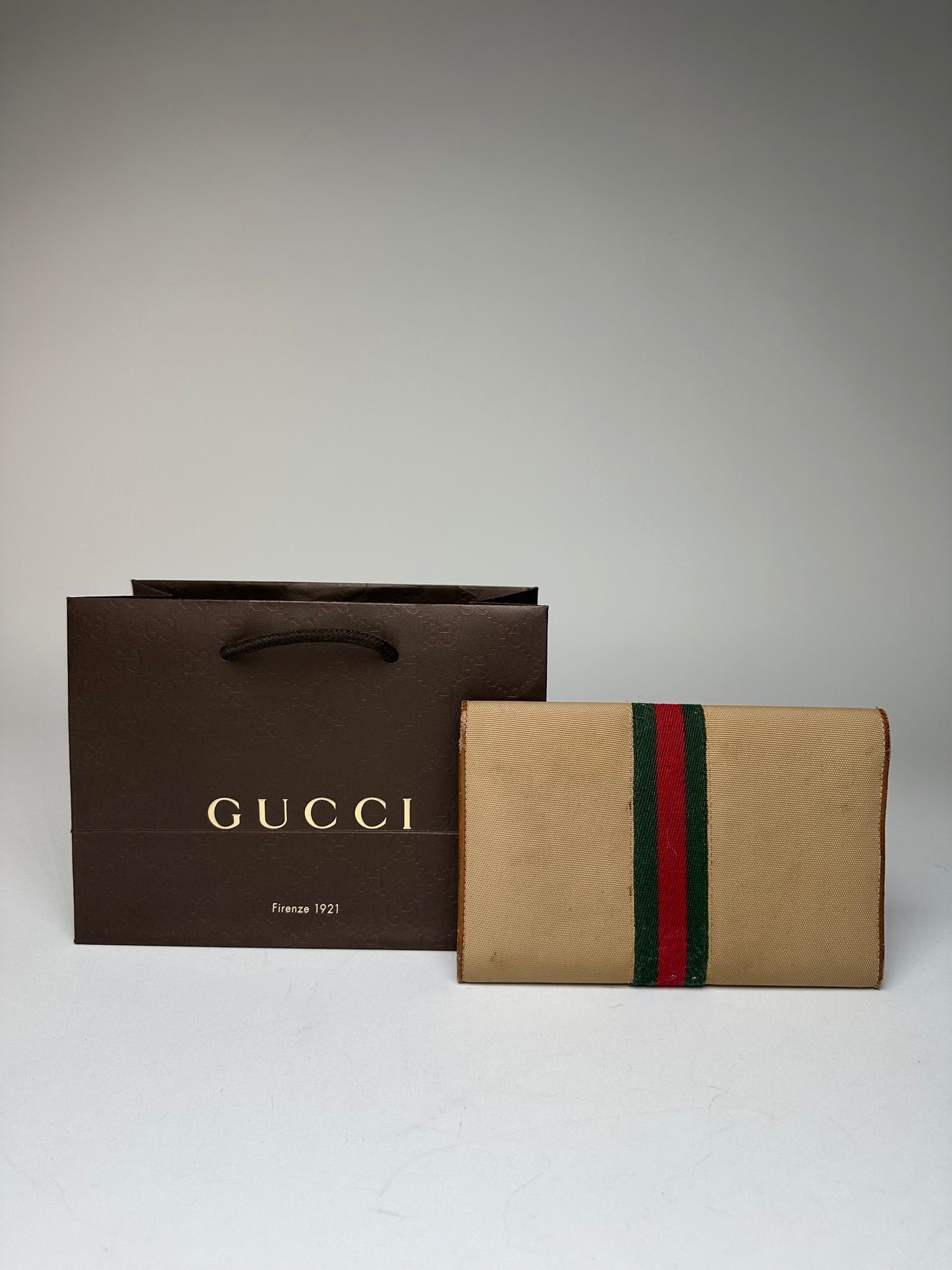 Vintage Gucci Horsebit Clutch Beige