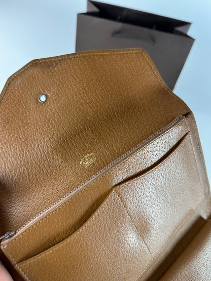 Vintage Gucci Horsebit Clutch Beige