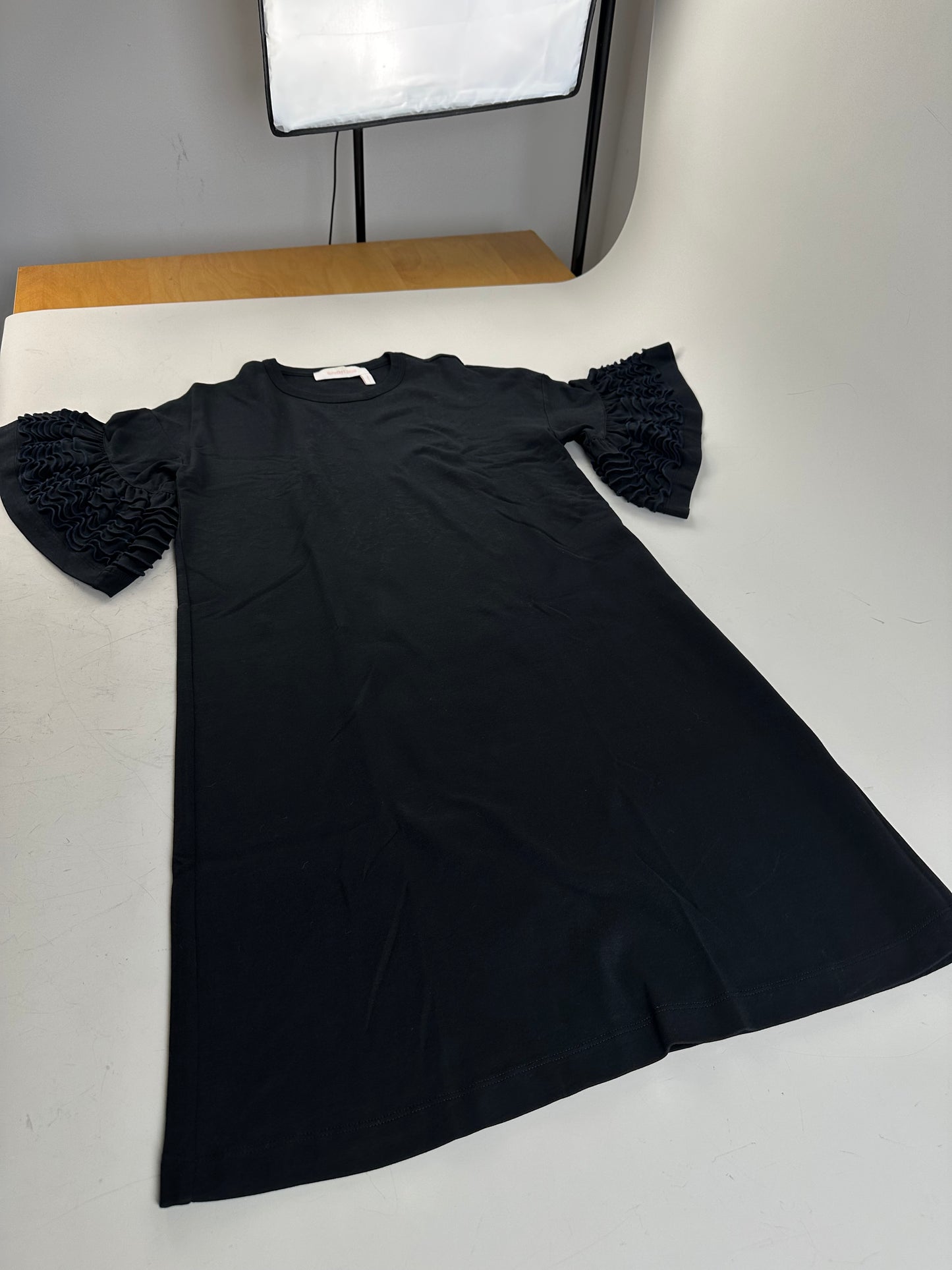 Vintage Chloe Cotton Dress Black XS