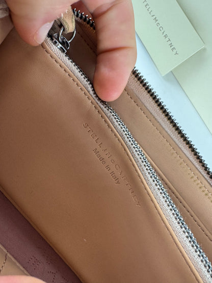 Vintage Stella Mc Cartney Vegan Suede Zippy Wallet Pink