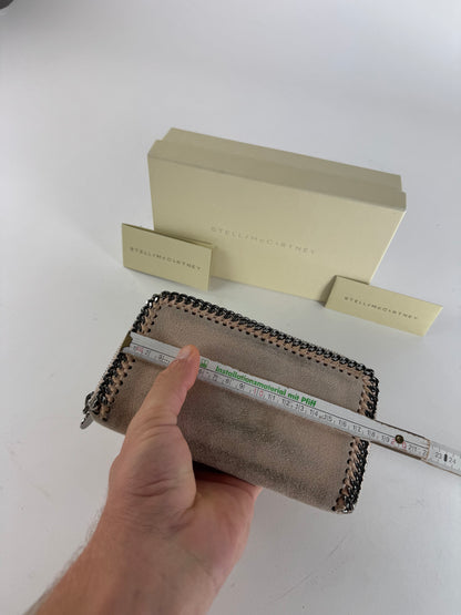 Vintage Stella Mc Cartney Vegan Suede Zippy Wallet Pink