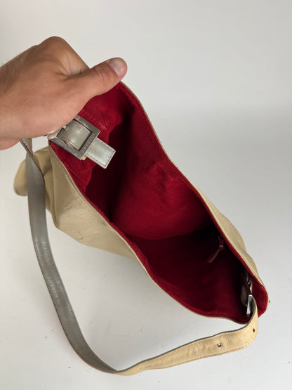 Sac vintage Givenchy 4G en coton beige