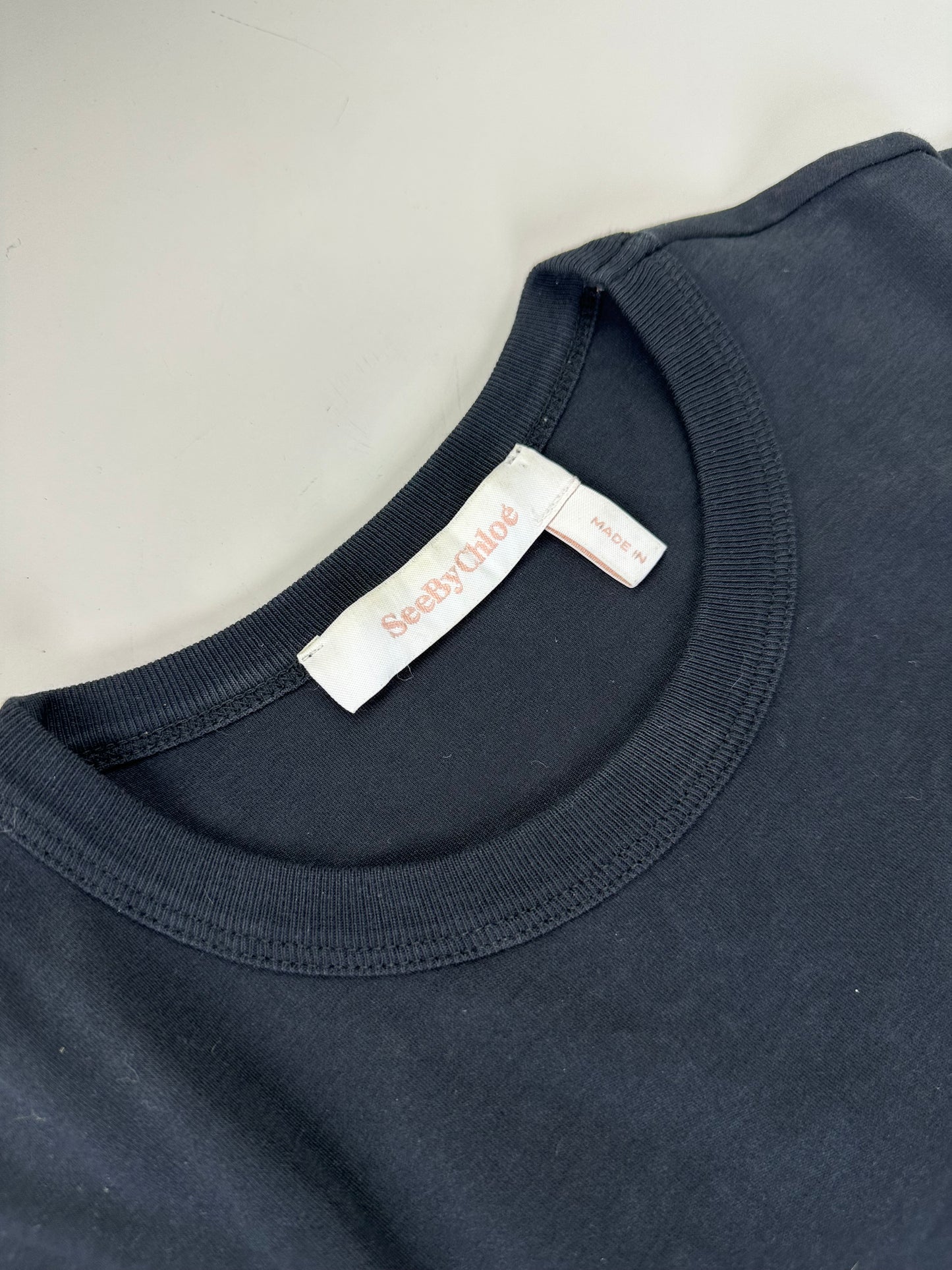 Vintage Chloe Cotton Dress Black XS