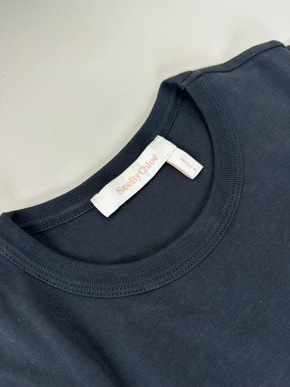Vintage Chloe Cotton Dress Black XS