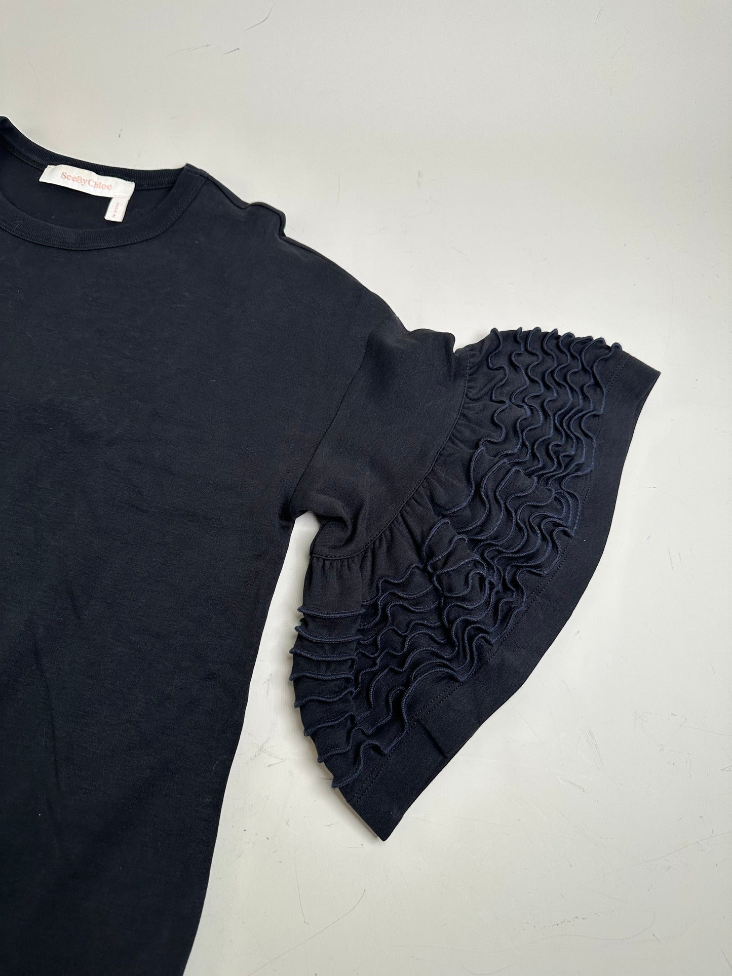 Vintage Chloe Cotton Dress Black XS