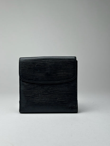 Vintage Fendi Roma EPI Leather Wallet black