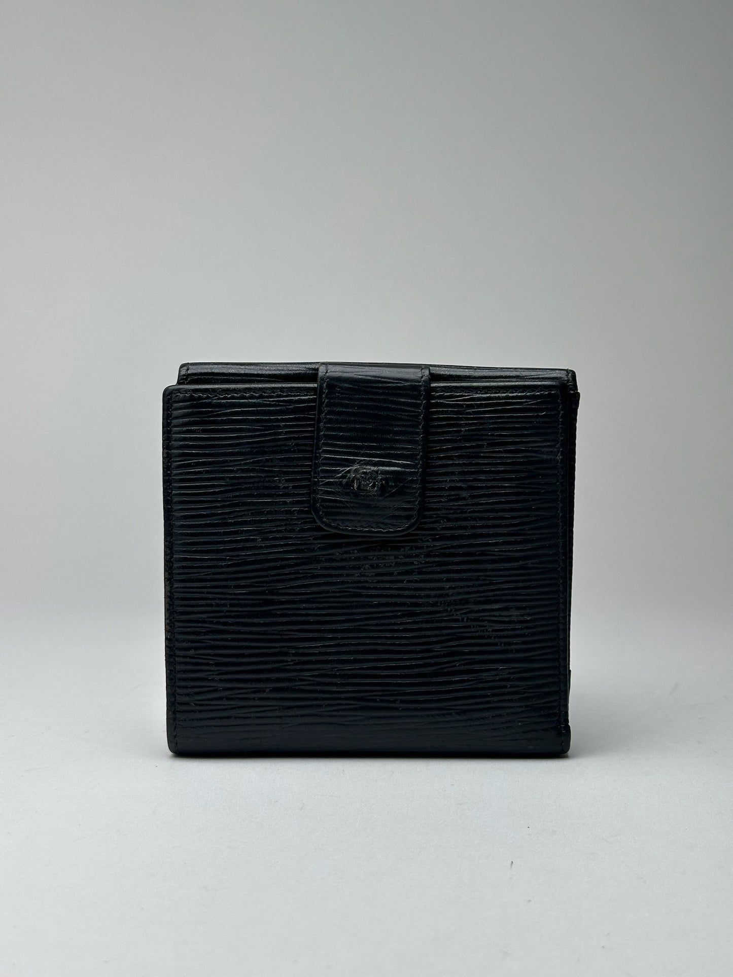 Vintage Fendi Roma EPI Leather Wallet black