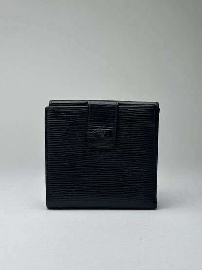 Vintage Fendi Roma EPI Leather Wallet black