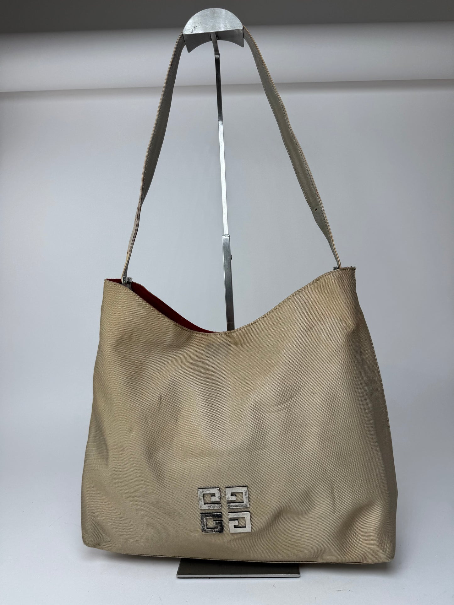 Sac vintage Givenchy 4G en coton beige
