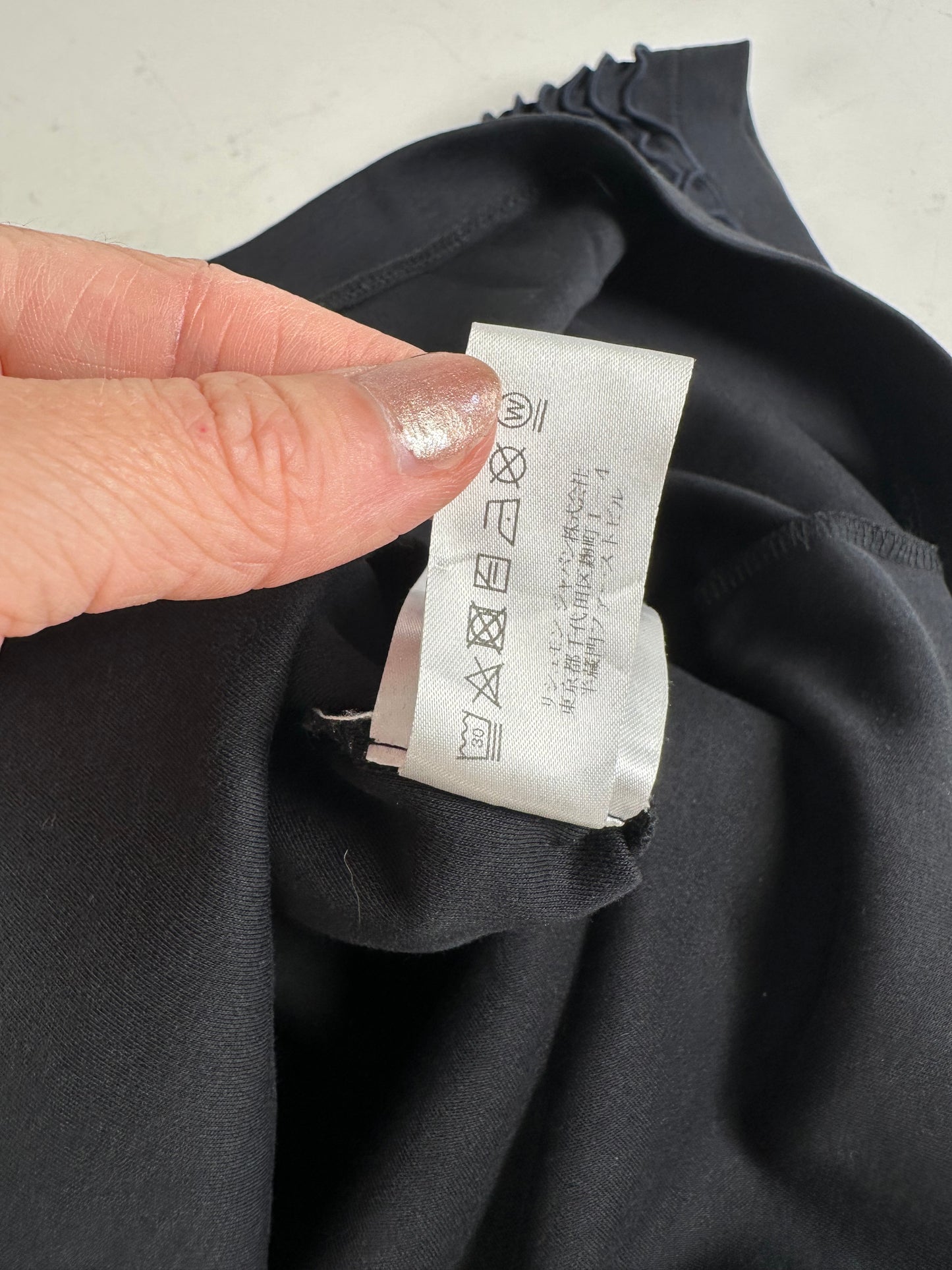 Vintage Chloe Cotton Dress Black XS