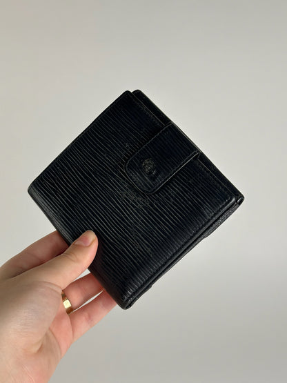 Vintage Fendi Roma EPI Leather Wallet black