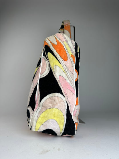 Vintage Emilio Pucci Fabric Tote Bag Multicolor