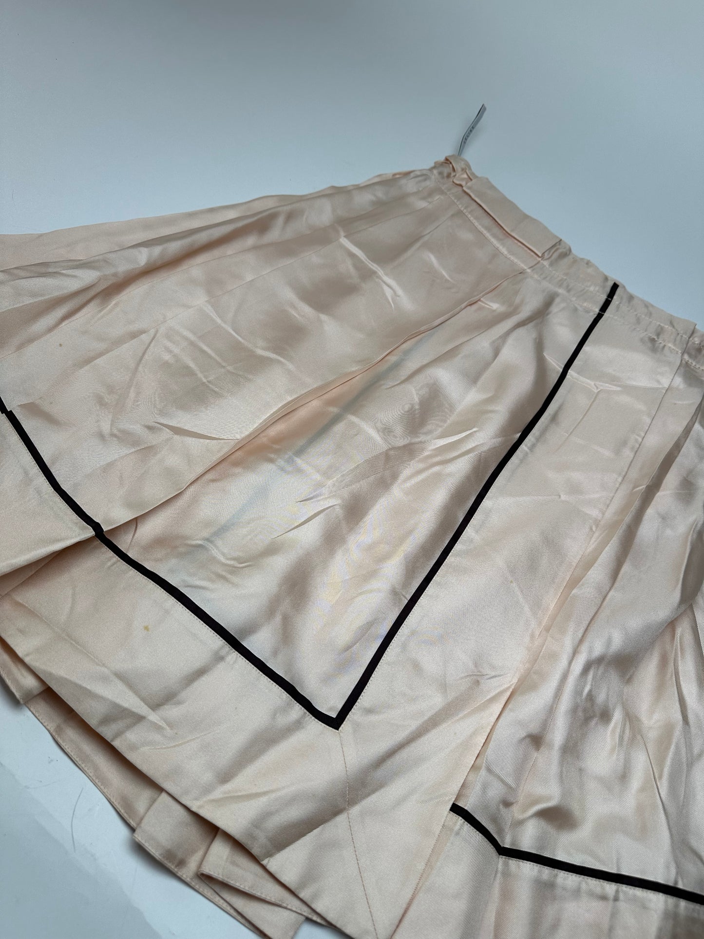 Vintage Celine Silk Skirt Pink