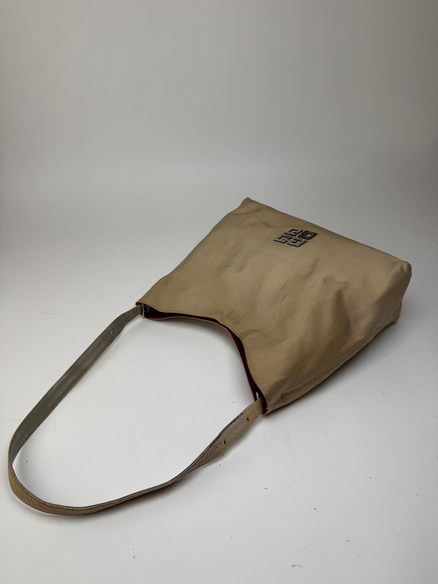 Sac vintage Givenchy 4G en coton beige