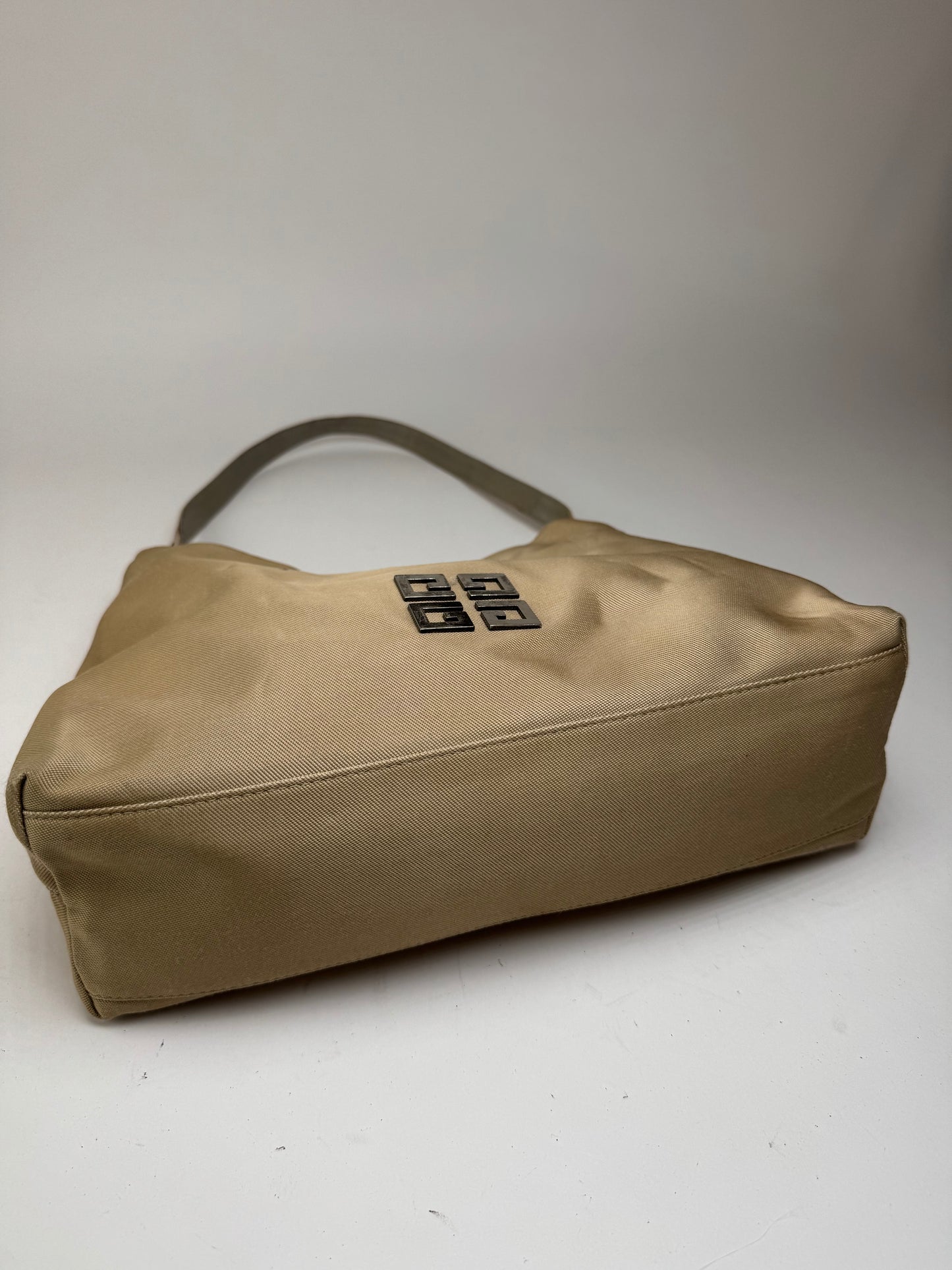 Sac vintage Givenchy 4G en coton beige