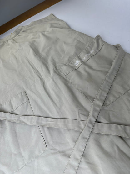 Vintage Issey Miyake Belted Dress c. Late 1980s Light Beige L