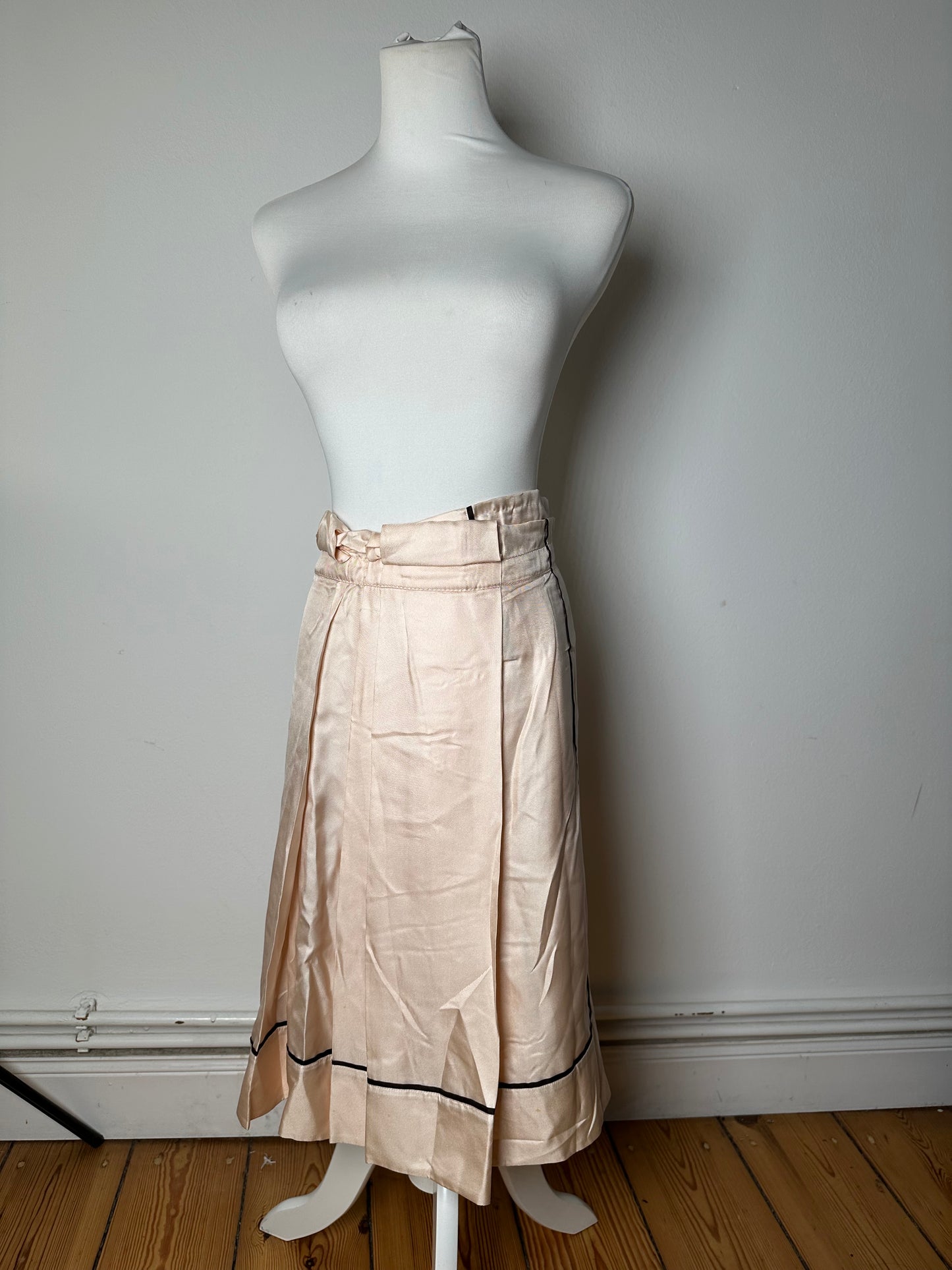 Vintage Celine Silk Skirt Pink