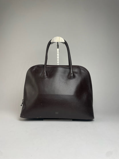Vintage Issey Miyake Leather Handbag Brown