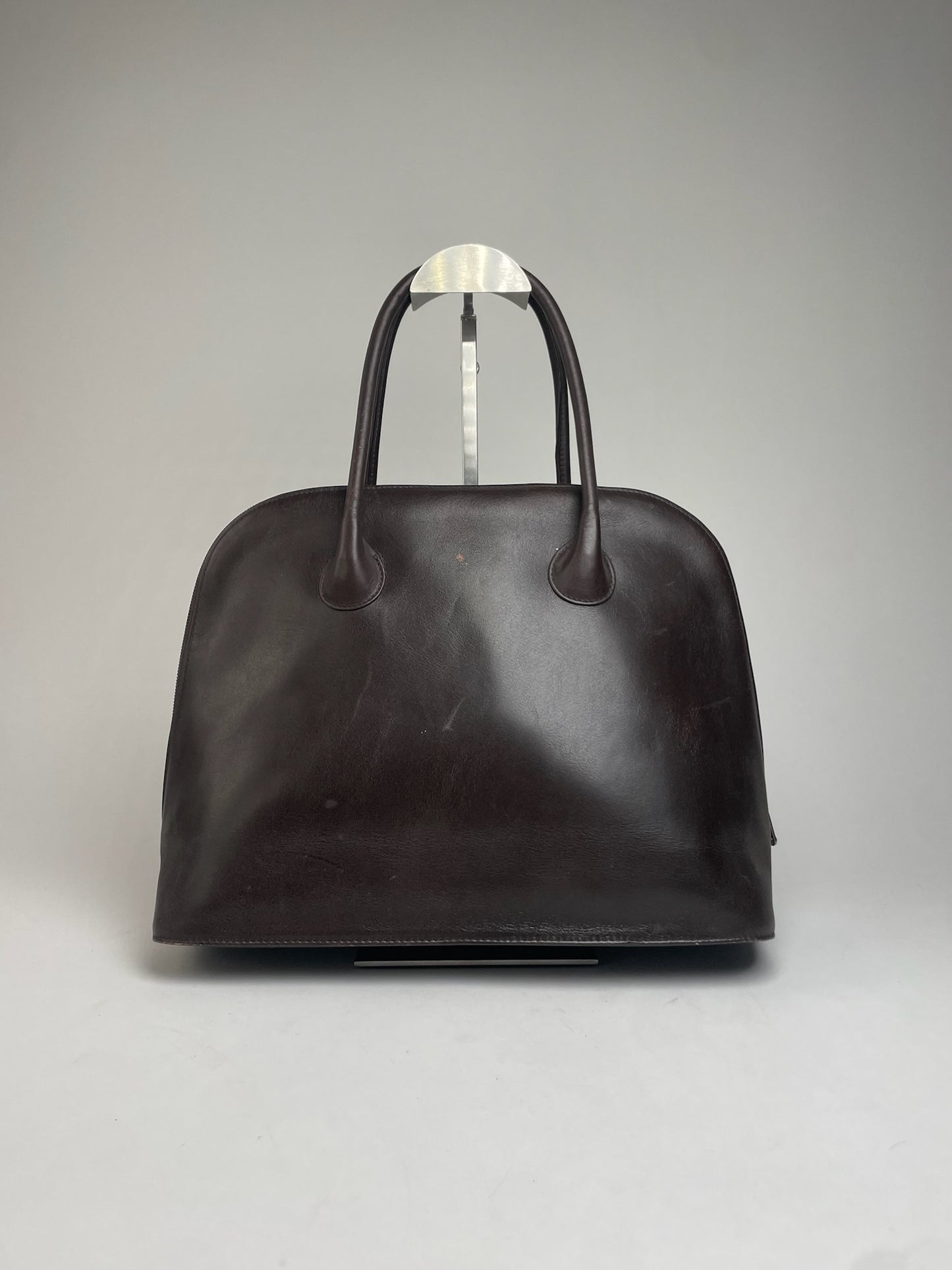 Vintage Issey Miyake Leather Handbag Brown