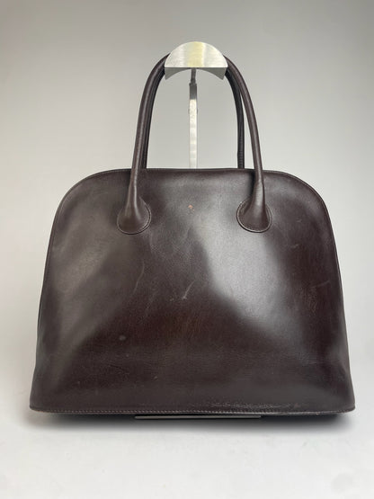Vintage Issey Miyake Leather Handbag Brown