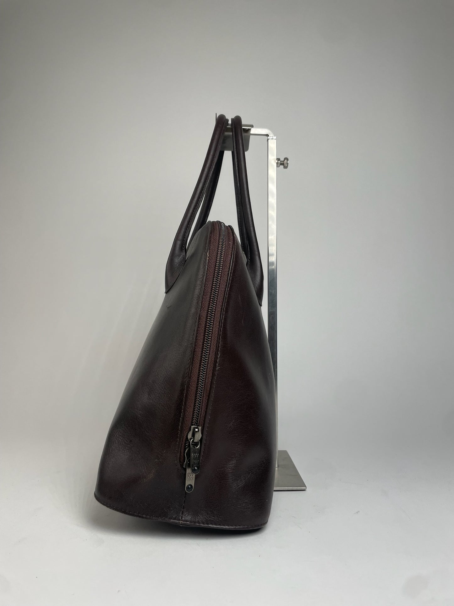 Vintage Issey Miyake Leather Handbag Brown