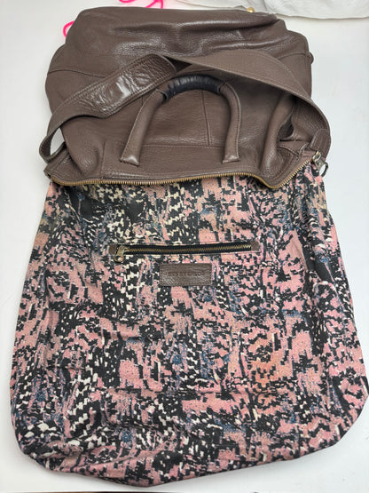 Vintage Chloe 2Way Leather Handbag Brown