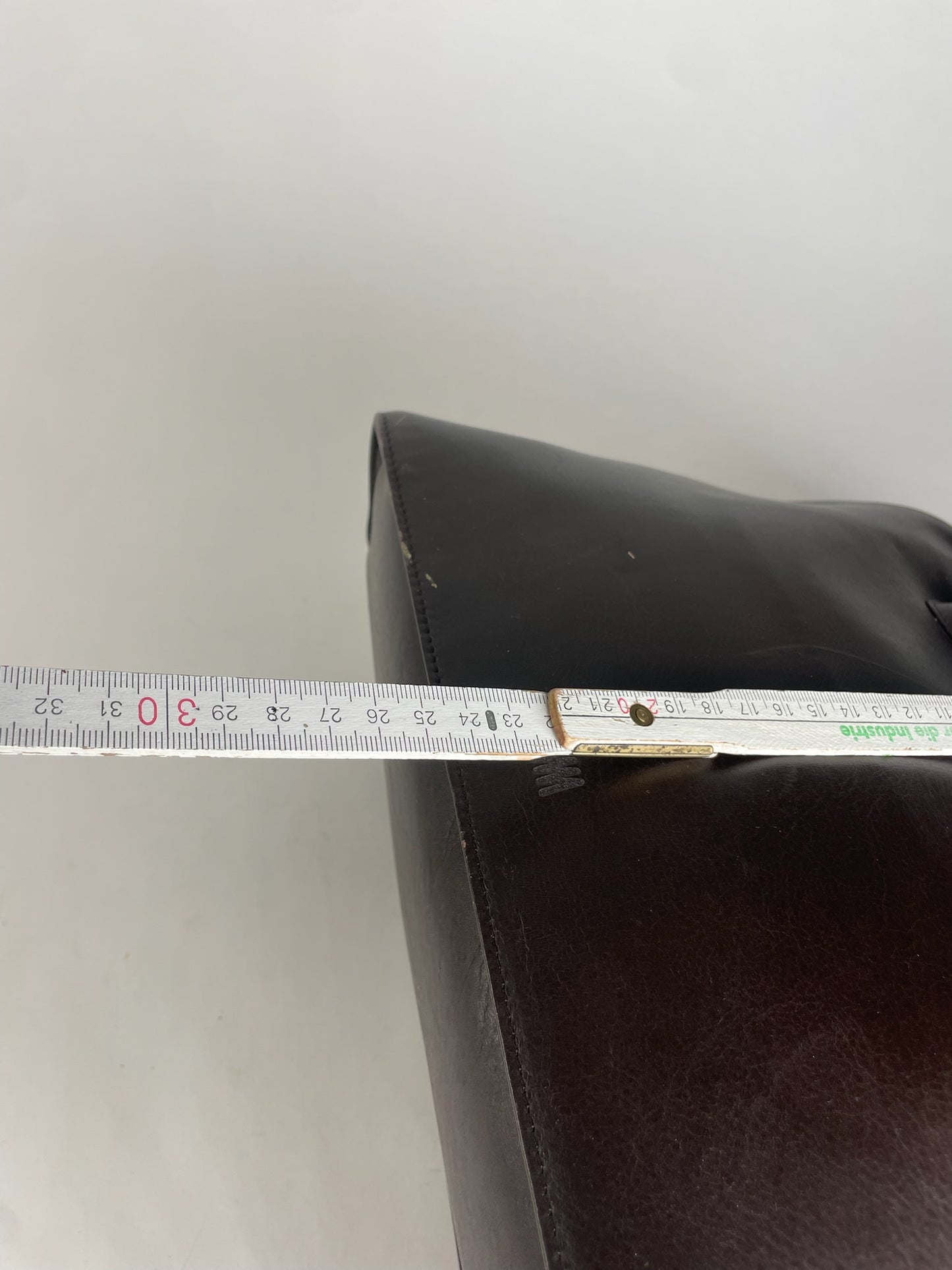 Vintage Issey Miyake Leather Handbag Brown