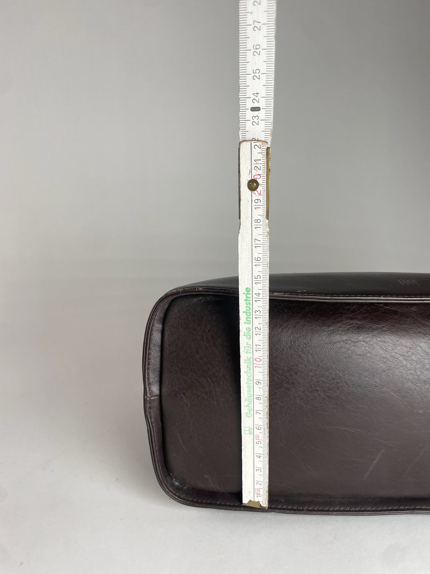 Vintage Issey Miyake Leather Handbag Brown