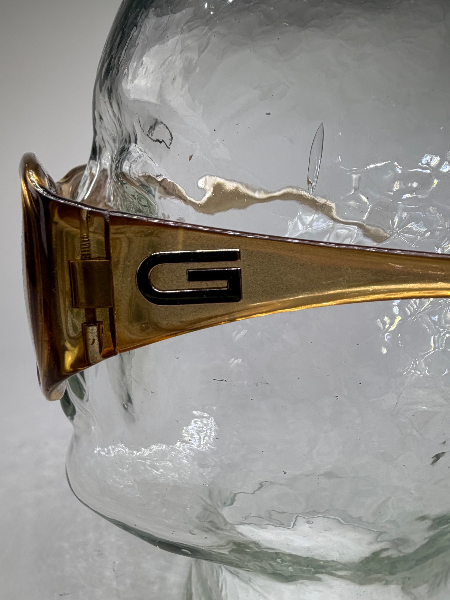 Vintage Gucci Gradient Sunglasses Light Brown Gold