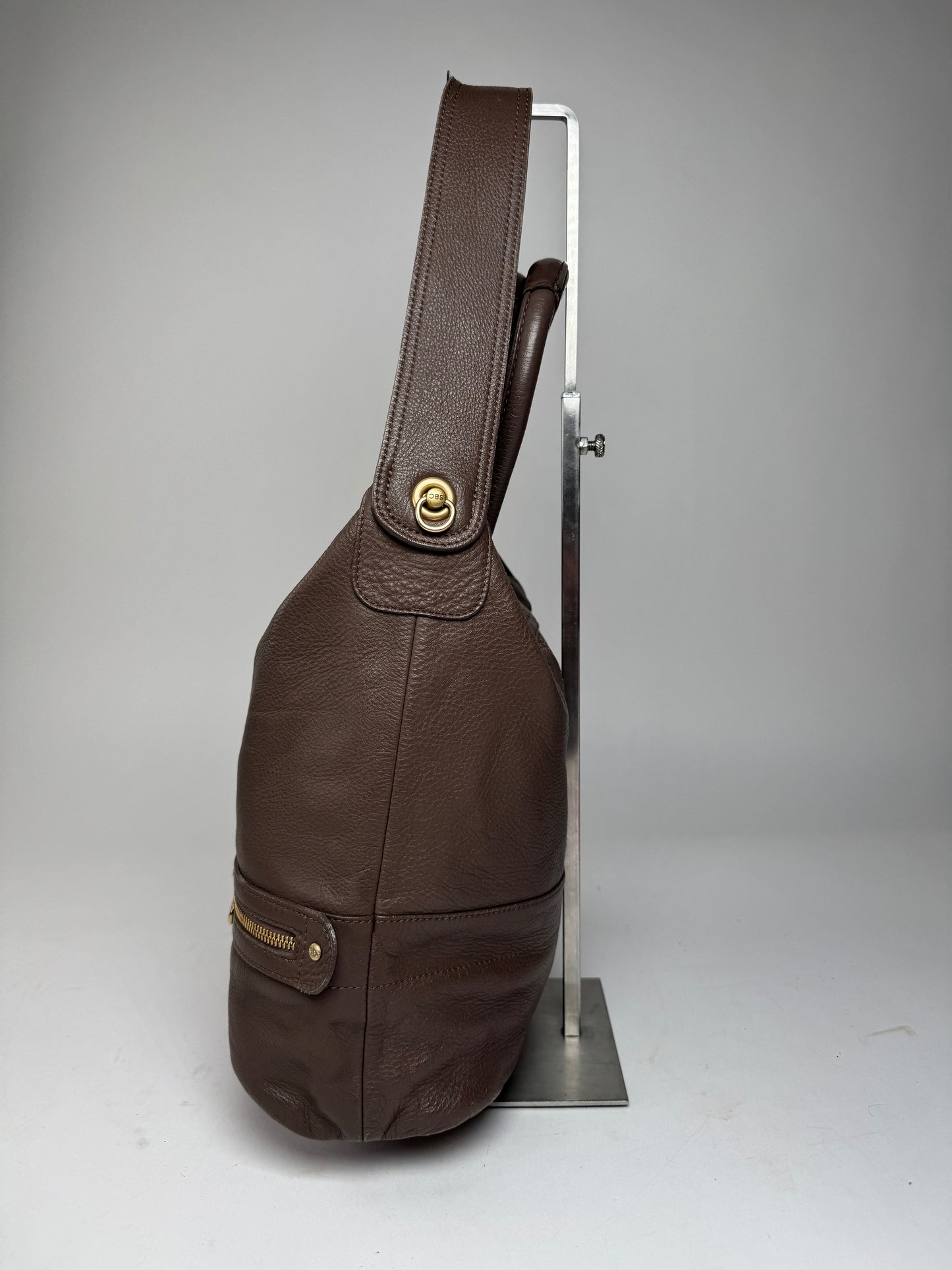 Vintage Chloe 2Way Leather Handbag Brown