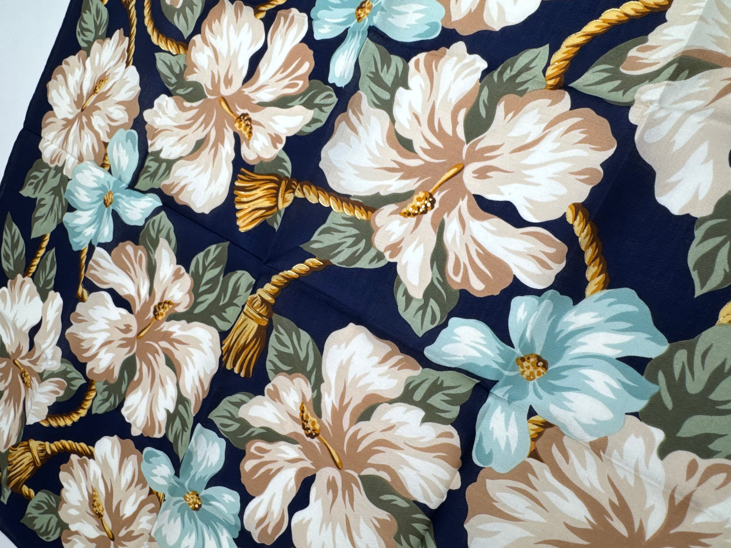 Vintage Celine Floral Scarf