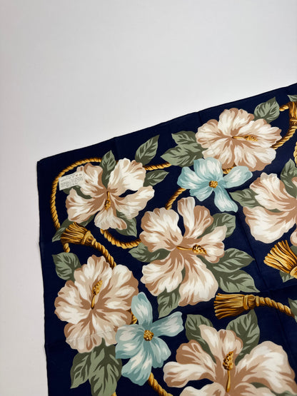 Vintage Celine Floral Scarf