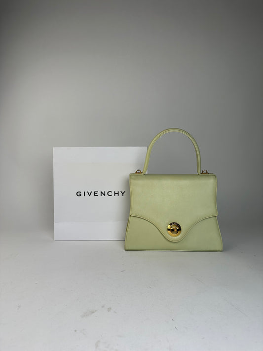 Vintage Givenchy Leather Handbag Light