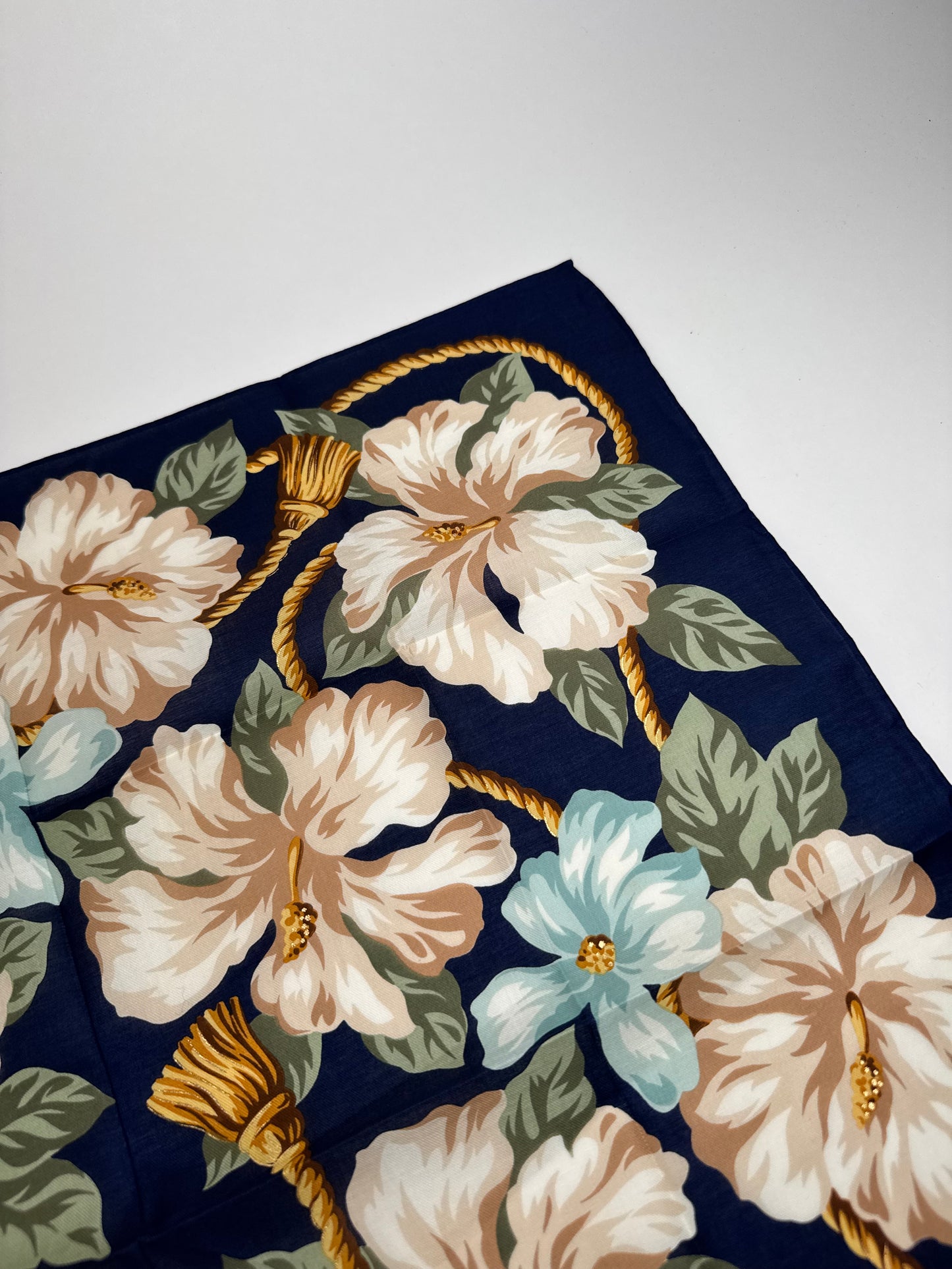 Vintage Celine Floral Scarf