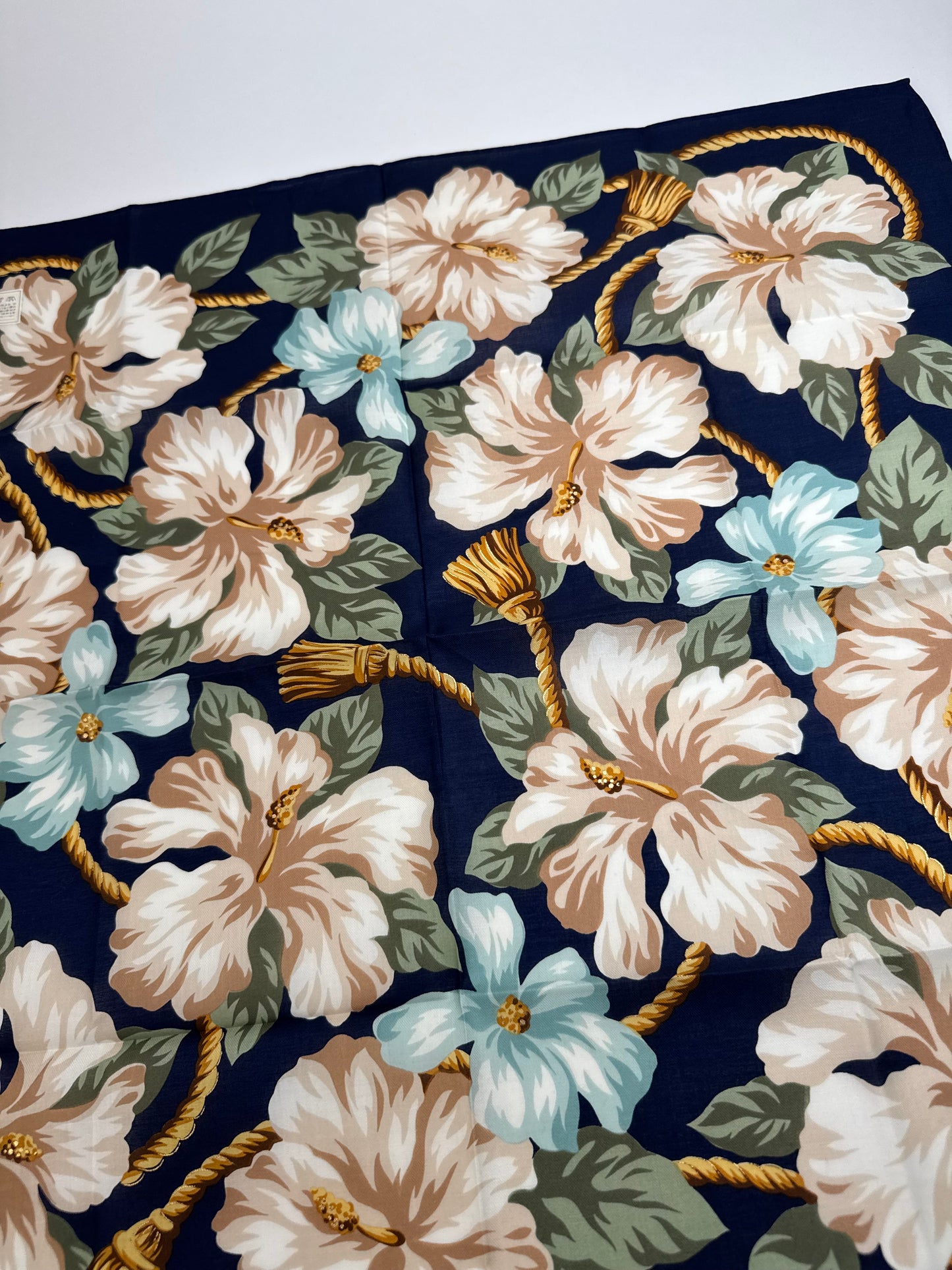 Vintage Celine Floral Scarf