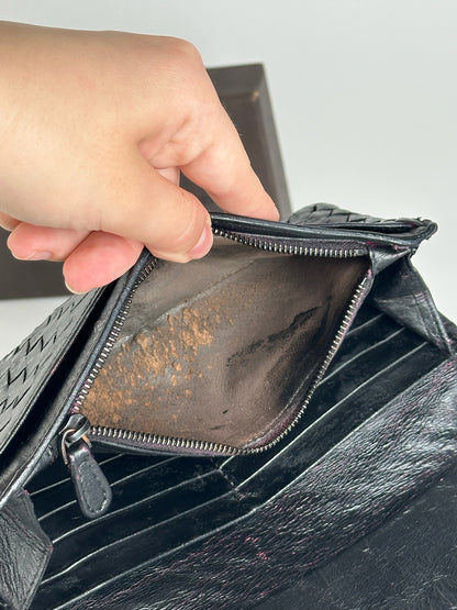 Vintage Bottega Veneta Leather wallet brown