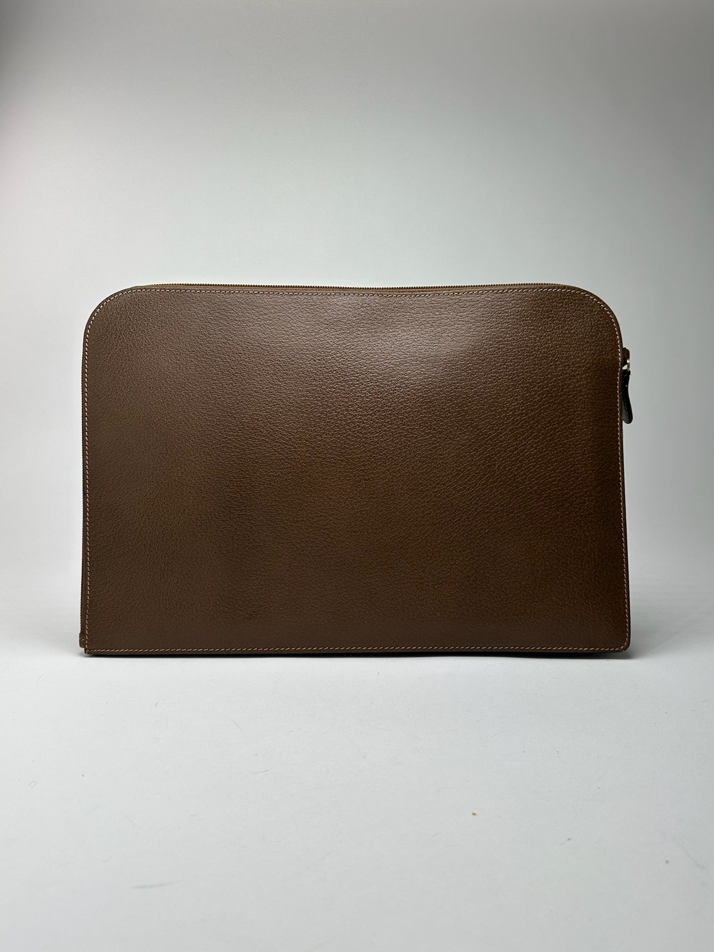 Pochette Gucci vintage en cuir marron