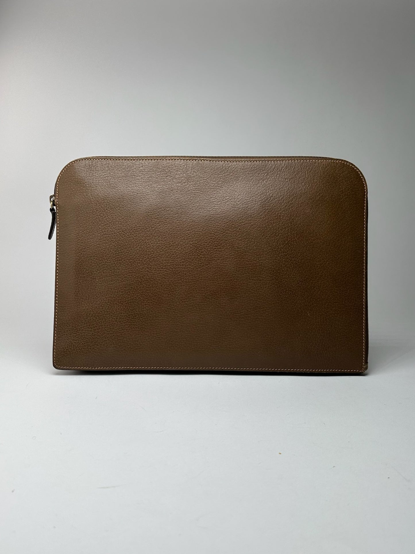 Pochette Gucci vintage en cuir marron