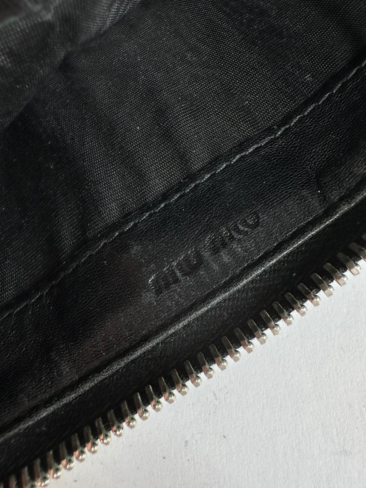 Vintage Miu Miu Patent Leather Bifold Wallet c. Late 2000s Green Black