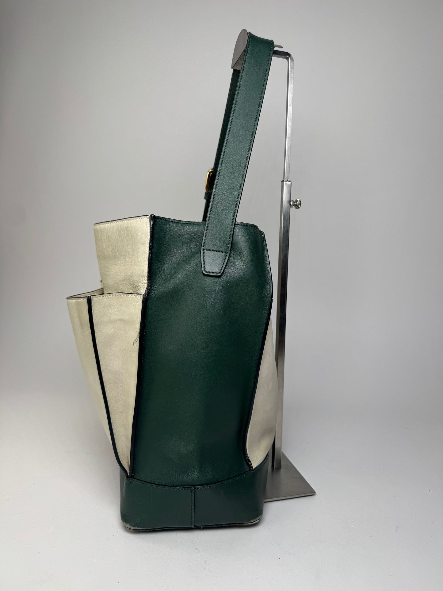 Vintage Marni Leather Bag White Green