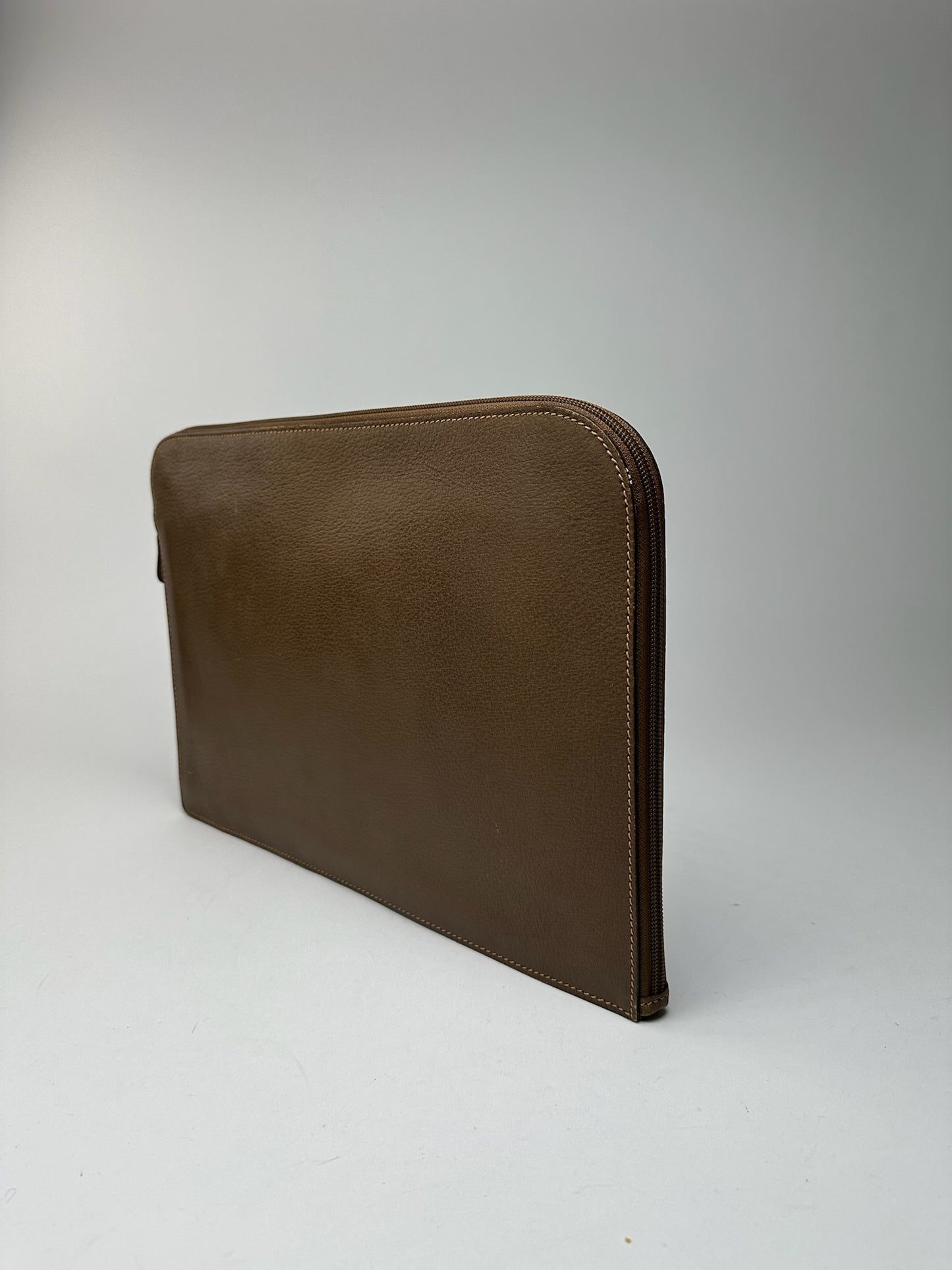 Pochette Gucci vintage en cuir marron