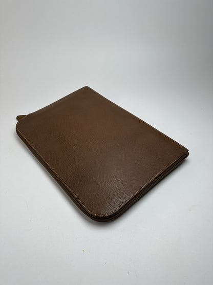 Pochette Gucci vintage en cuir marron