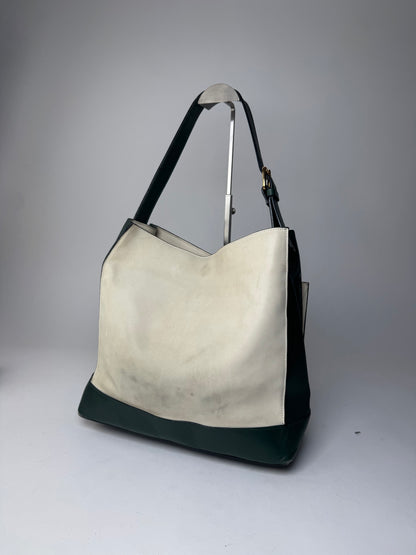 Vintage Marni Leather Bag White Green
